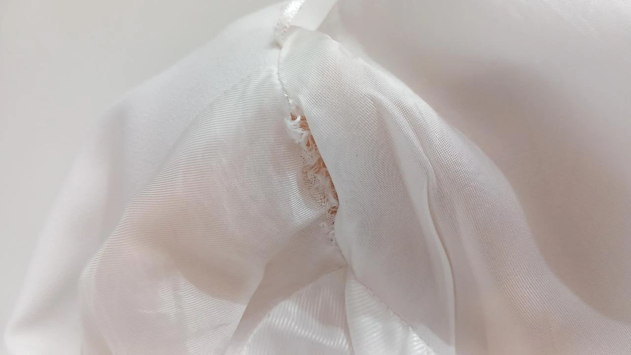 Blazer blanco sin botones, Zara, talla M | Veste blanche fluide – photo 8